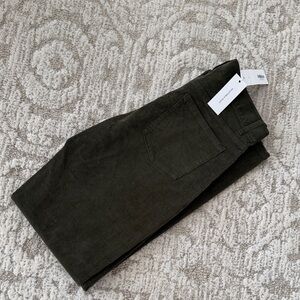 Boys Janie and Jack olive corduroy pants.  Tags on.